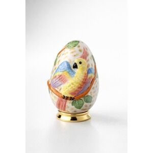 Vintage Franklin Mint Majolica Treasury of Eggs Collectible
